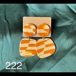 Polymer clay earrings